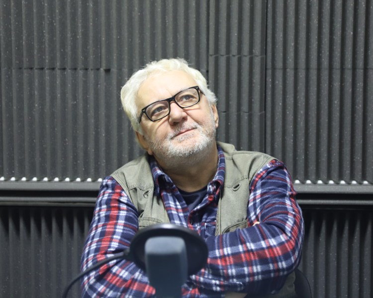Actorul Dan Condurache in studioul Radio 7